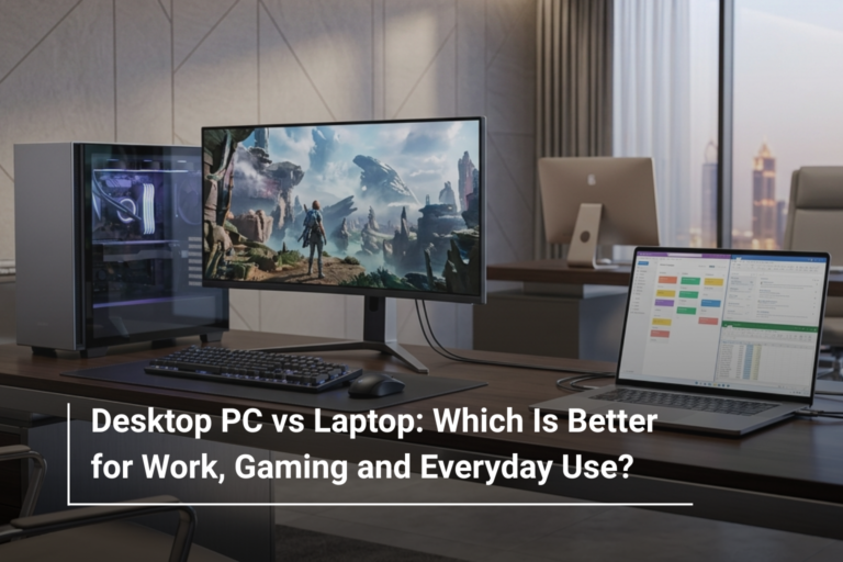 Desktop PC vs Laptop: Which Is Better for Work, Gaming and Everyday Use?