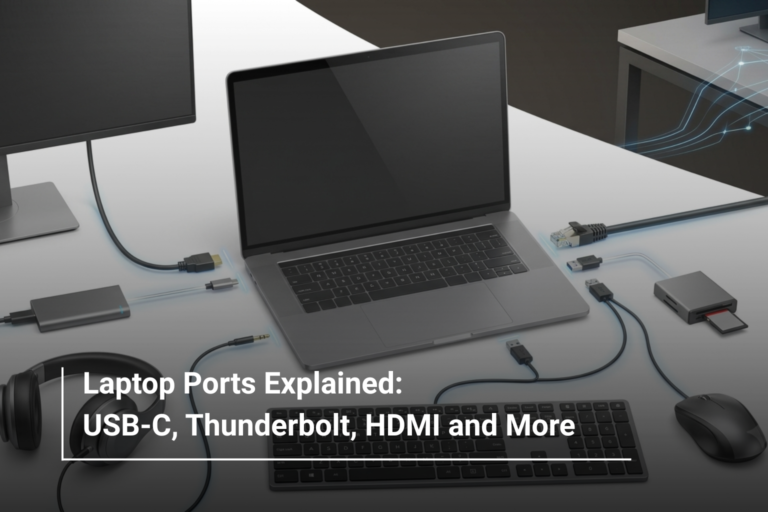Laptop Ports Explained: USB-C, Thunderbolt, HDMI and More