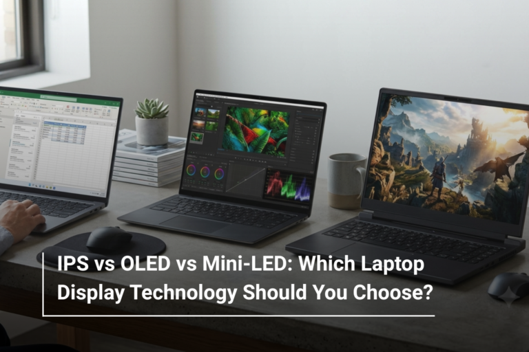 IPS vs OLED vs Mini-LED: Which Laptop Display Technology Should You Choose?